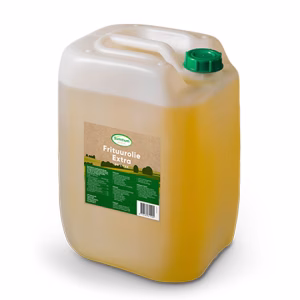 Frituurolie Extra Can 10 liter, hoogwaardige plantaardige frituurolie voor horeca, snackbars en grootverbruik.
