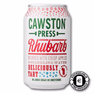 Cawston rabarber blik 330ml frisdrank