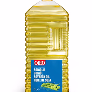 Sojaolie 3 liter PET-fles voor bakken, braden, wokken en frituren