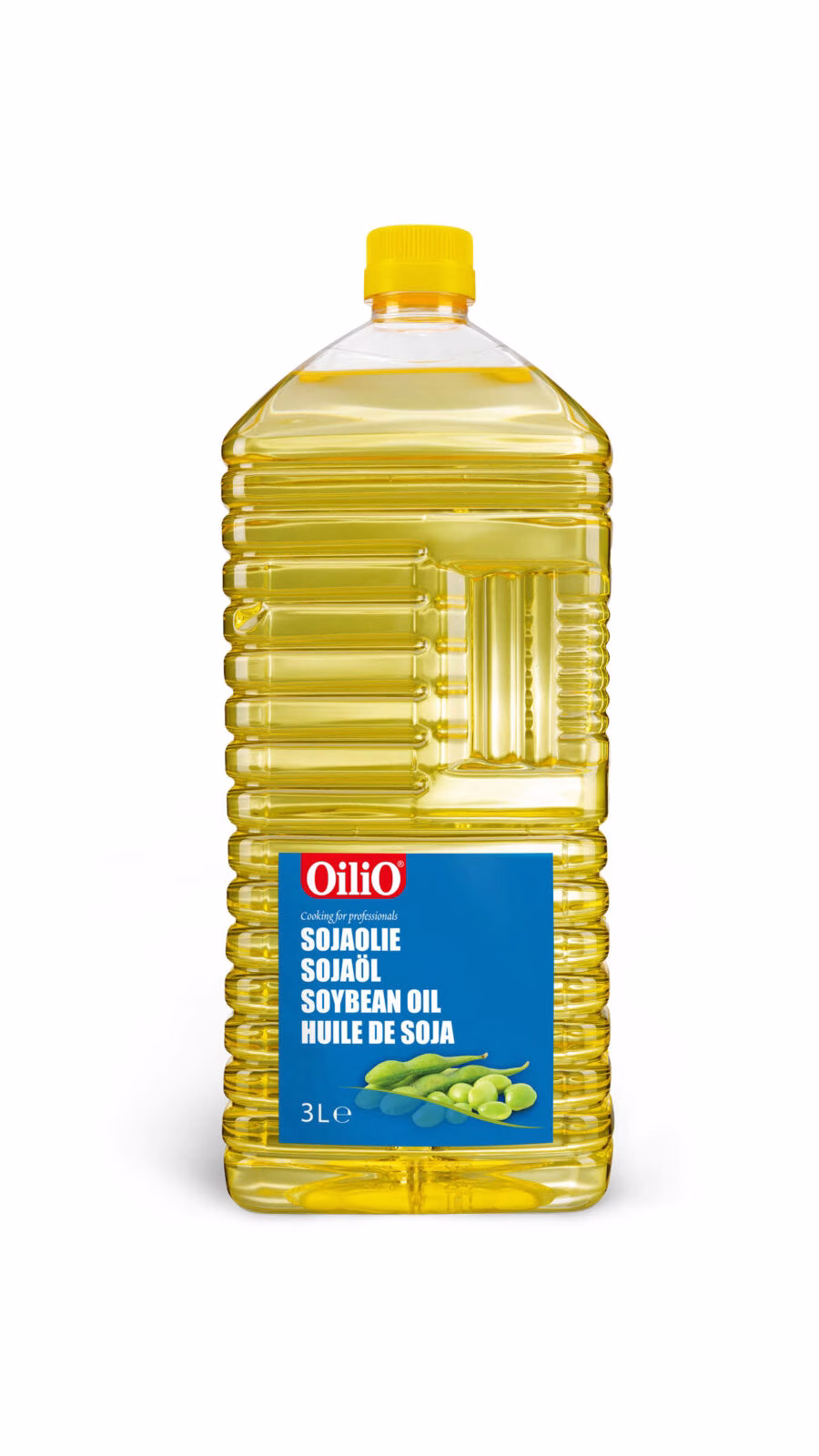 Sojaolie 3 liter PET-fles voor bakken, braden, wokken en frituren