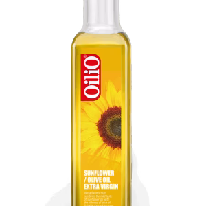 Oilio Zonnebloem-/Olijfolie 250ml – natuurlijke mix zonder conserveermiddelen