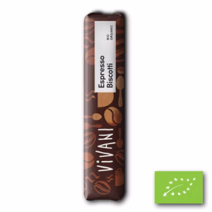 Vivani Espresso Biscotti BIO 35g – biologische pure chocolade