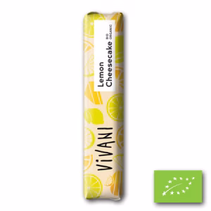 Vivani Lemon Cheesecake BIO Chocoladereep 35 gram – witte chocolade met citroen en cheesecakevulling
