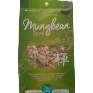 Mungbonen chips 50gr Terrasana – biologische glutenvrije chips zonder conserveringsmiddelen