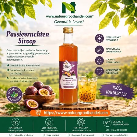 Dutch Cranberry passievruchtensiroop met fruitige smaak