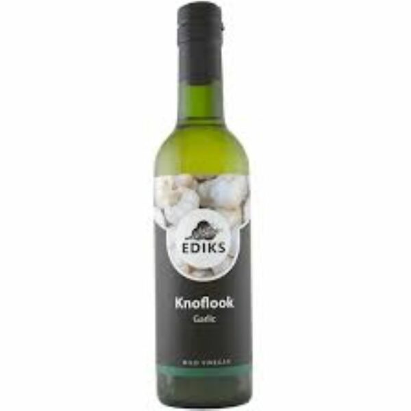 Ediks Knoflook wijnazijn fles 250ml – ambachtelijke azijn met knoflook