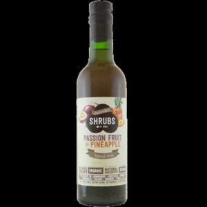 Fles Shrubs passievrucht en ananas 375ml – ambachtelijke drank van fruit en azijn