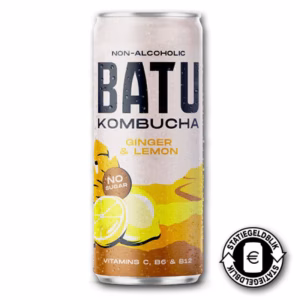 Batu kombucha gember citroen 250ml blik