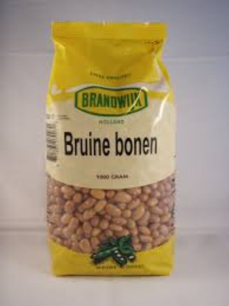 Bruine bonen Brandwijk 1000 gram – natuurlijke peulvruchten rijk aan eiwitten en vezels