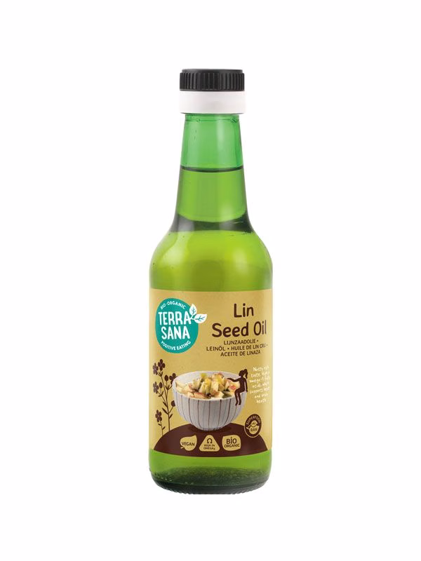 Terrasana lijnzaadolie raw koudgeperst 250ml