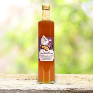 Passievruchtensiroop 500ml Dutch Cranberry – natuurlijke tropische siroop met echt passievruchtensap