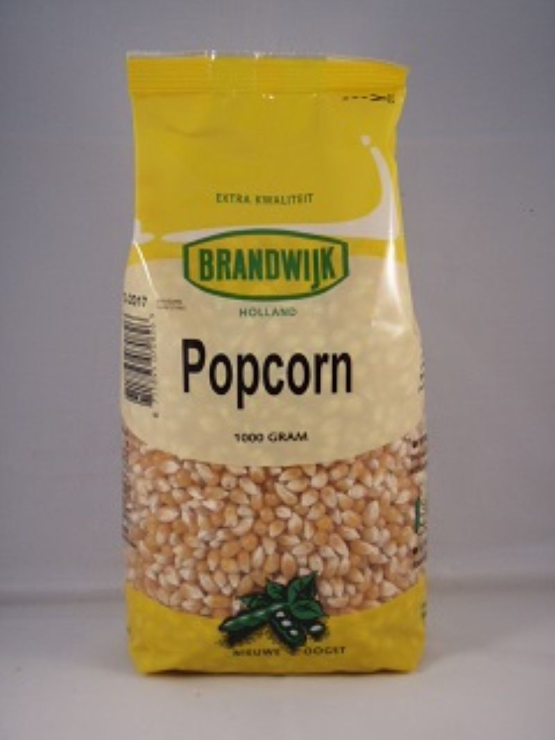 Popcorn Brandwijk 1000 gram natuurlijke maïskorrels