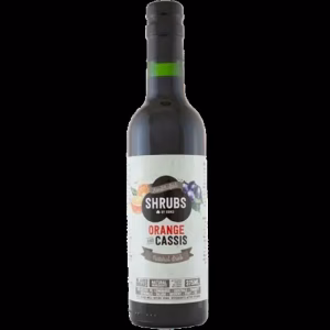 sinaasappel zwarte bes shrub 375ml fruitazijn drank