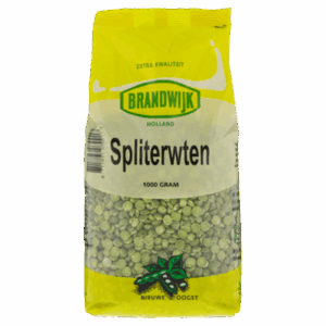 Spliterwten (groen) zak 1000gr. Brandwijk