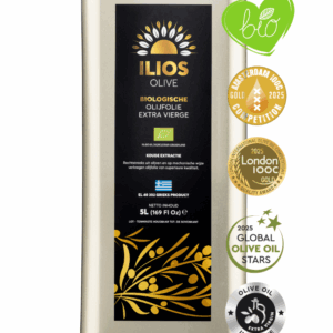 Ilios bio olijfolie 5L – biologische Griekse extra vierge olijfolie