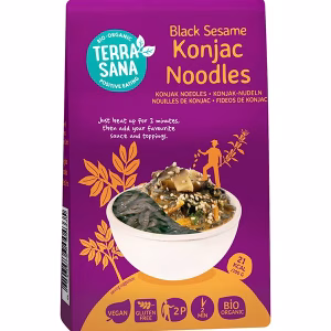 Terrasana konjacnoodles zwarte sesam bio 250g