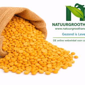 spliterwten geel 10kg Brandwijk in jute baal