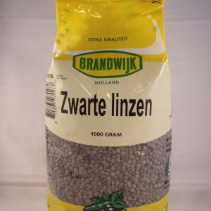 zwarte linzen 1000g Brandwijk natuurlijke peulvruchten