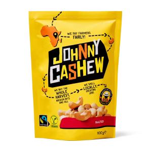 Johnny Cashew gezouten cashewnoten 100g