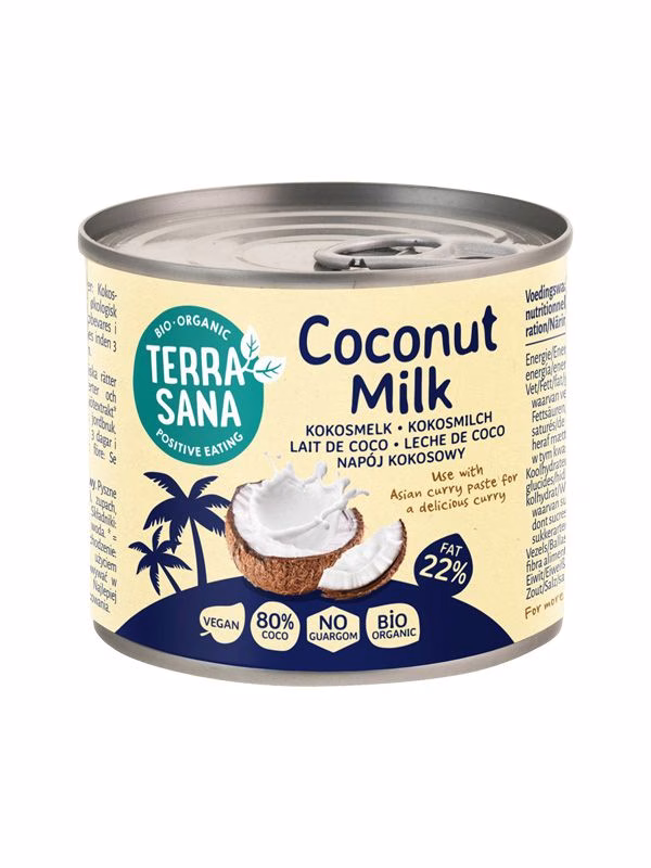 Terrasana kokosmelk 80% bio 200ml