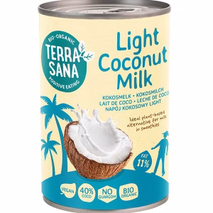Terrasana kokosmelk light bio 400ml