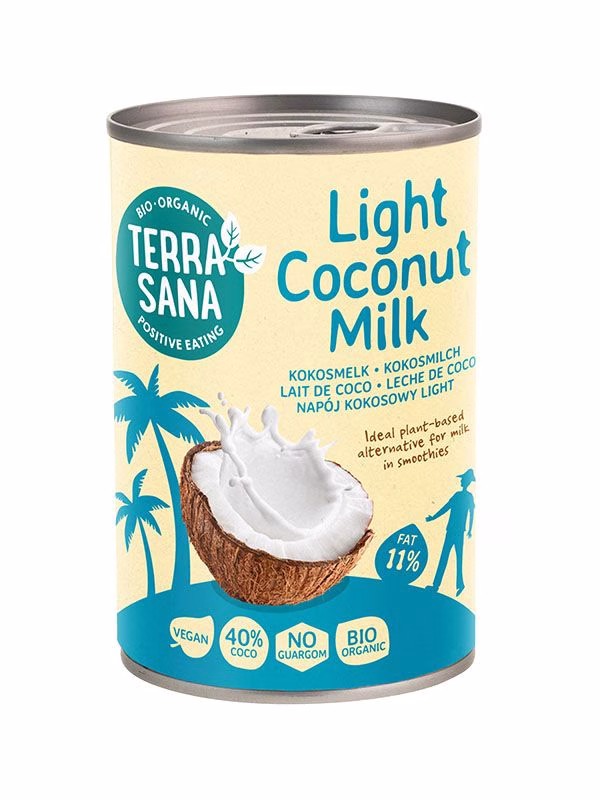 Terrasana kokosmelk light bio 400ml