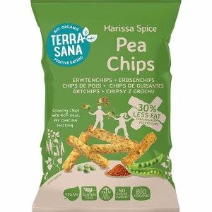 Erwtenchips Harissa kruiden Terrasana 75g biologische snack