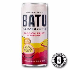 Batu kombucha passiefruit mango 250ml blik