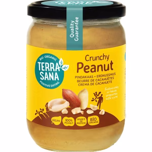 Terrasana pindakaas crunchy bio 500g