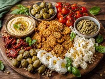 Recept met Krambals | Mediterrane borrelplank
