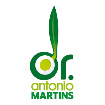 Logo van Dr. Antonio Martins, merk van biologisch kokoswater en kokosdranken.